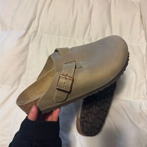 Birkenstock clogs Oiled Leather (Tobacco)